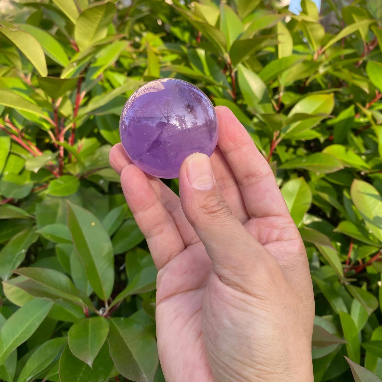 Natural Amethyst Sphere