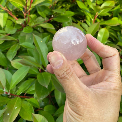 Natural Rose Quartz Sphere