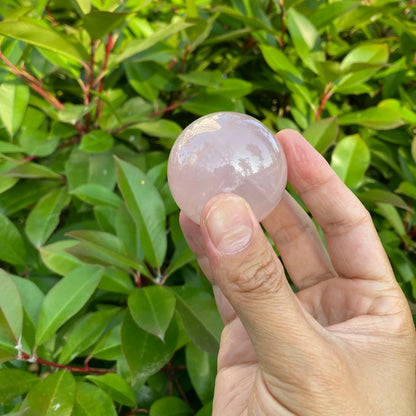 Natural Rose Quartz Sphere