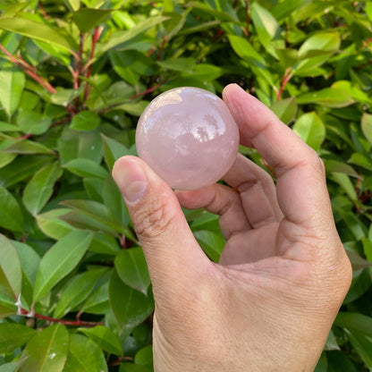 Natural Rose Quartz Sphere