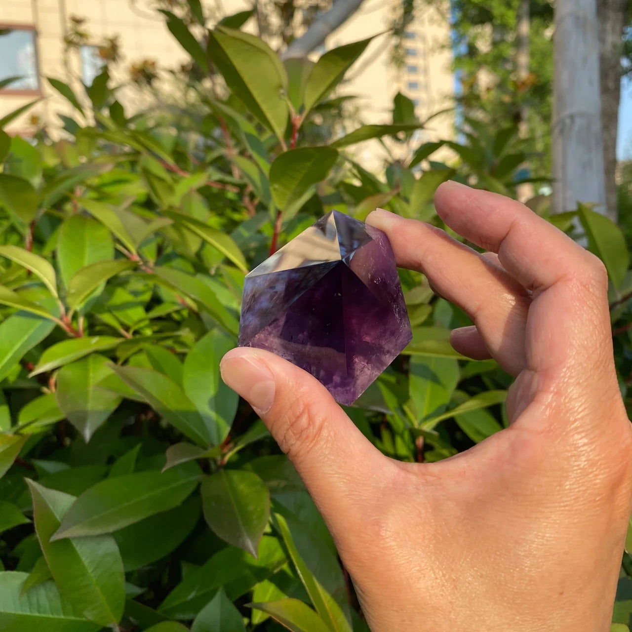 Natural Amethyst Cupcake