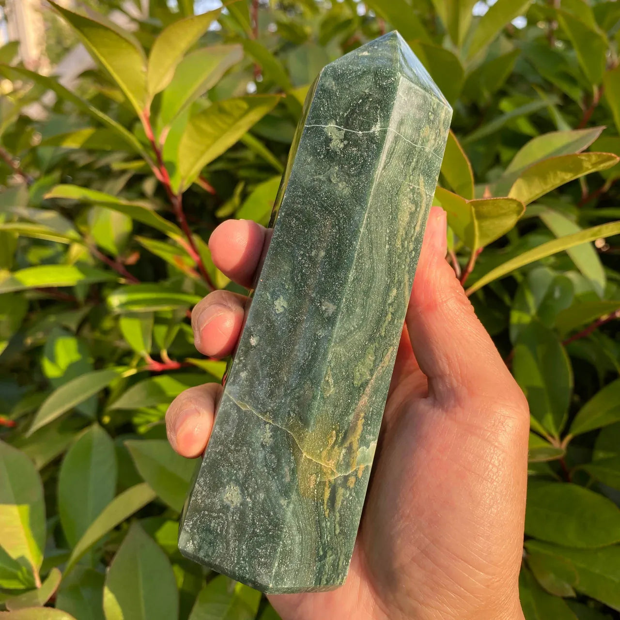 Natural Ocean Jasper Tower