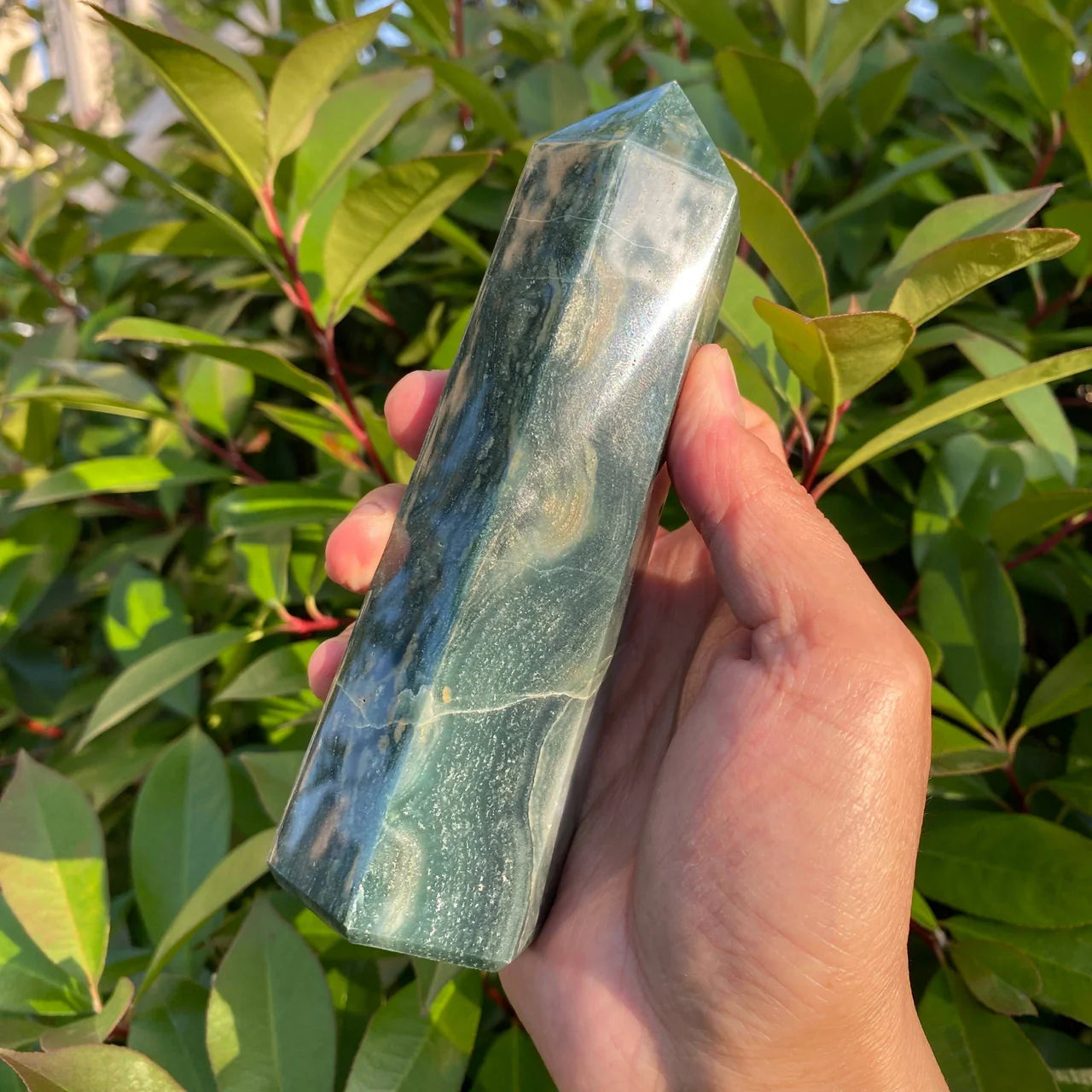 Natural Ocean Jasper Tower