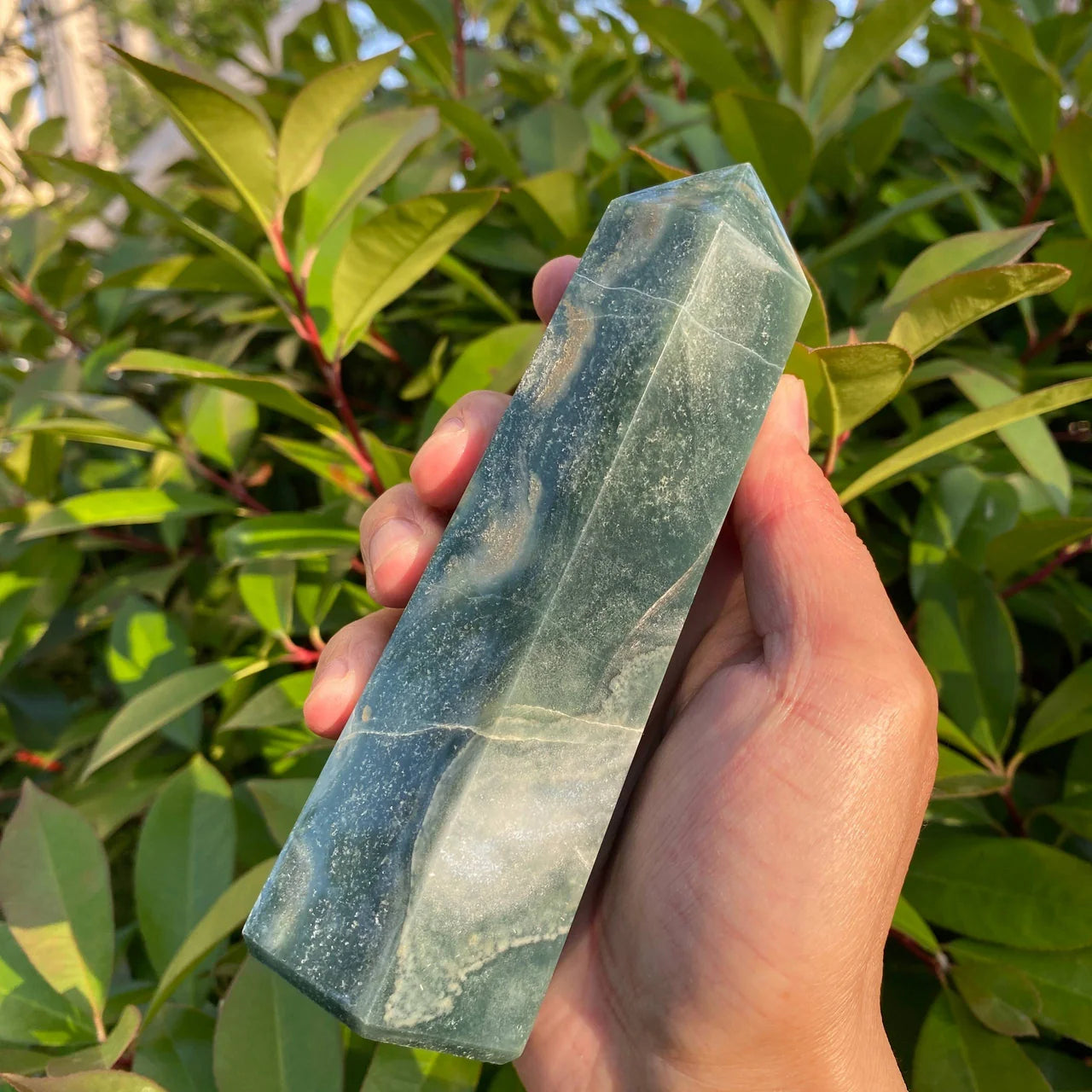 Natural Ocean Jasper Tower