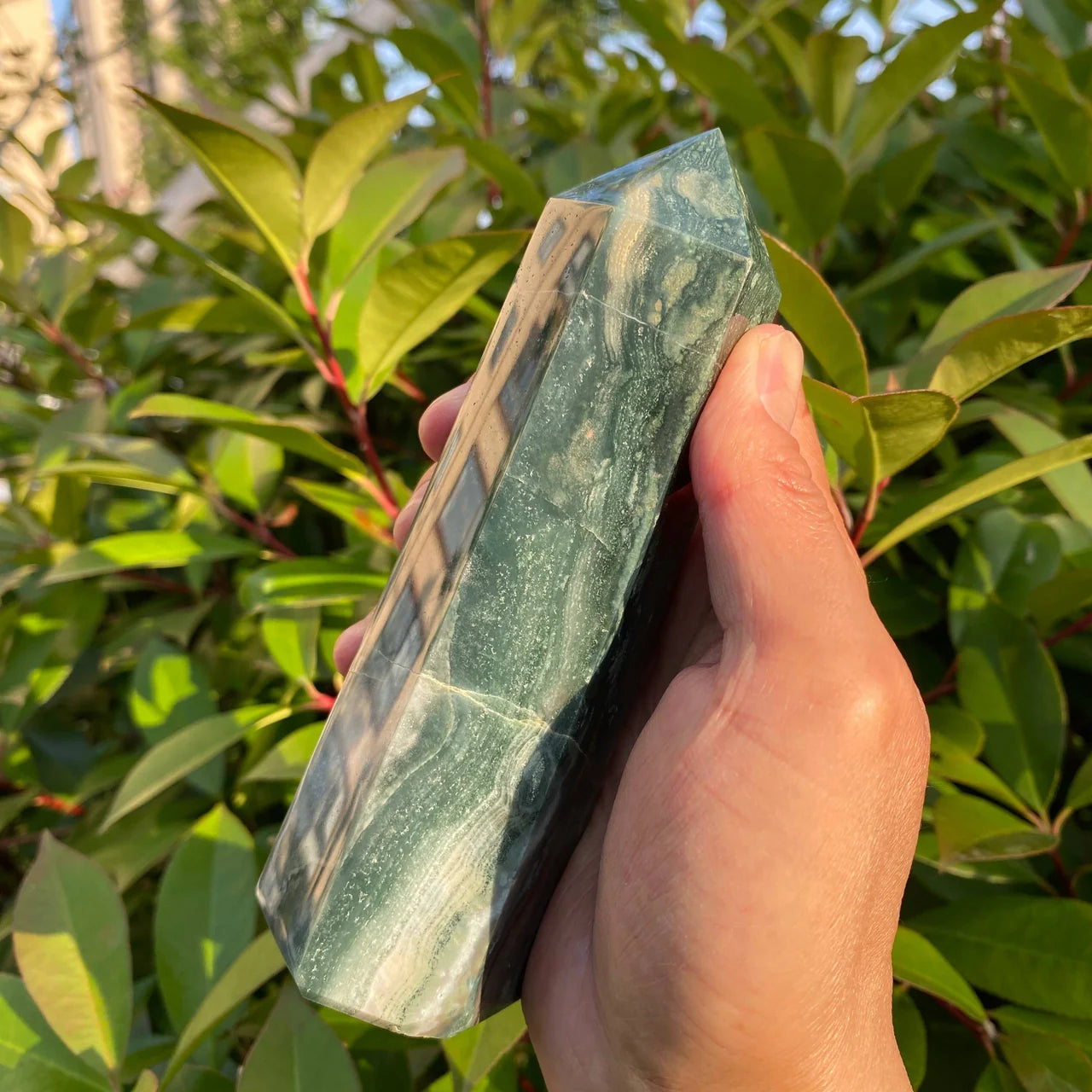 Natural Ocean Jasper Tower