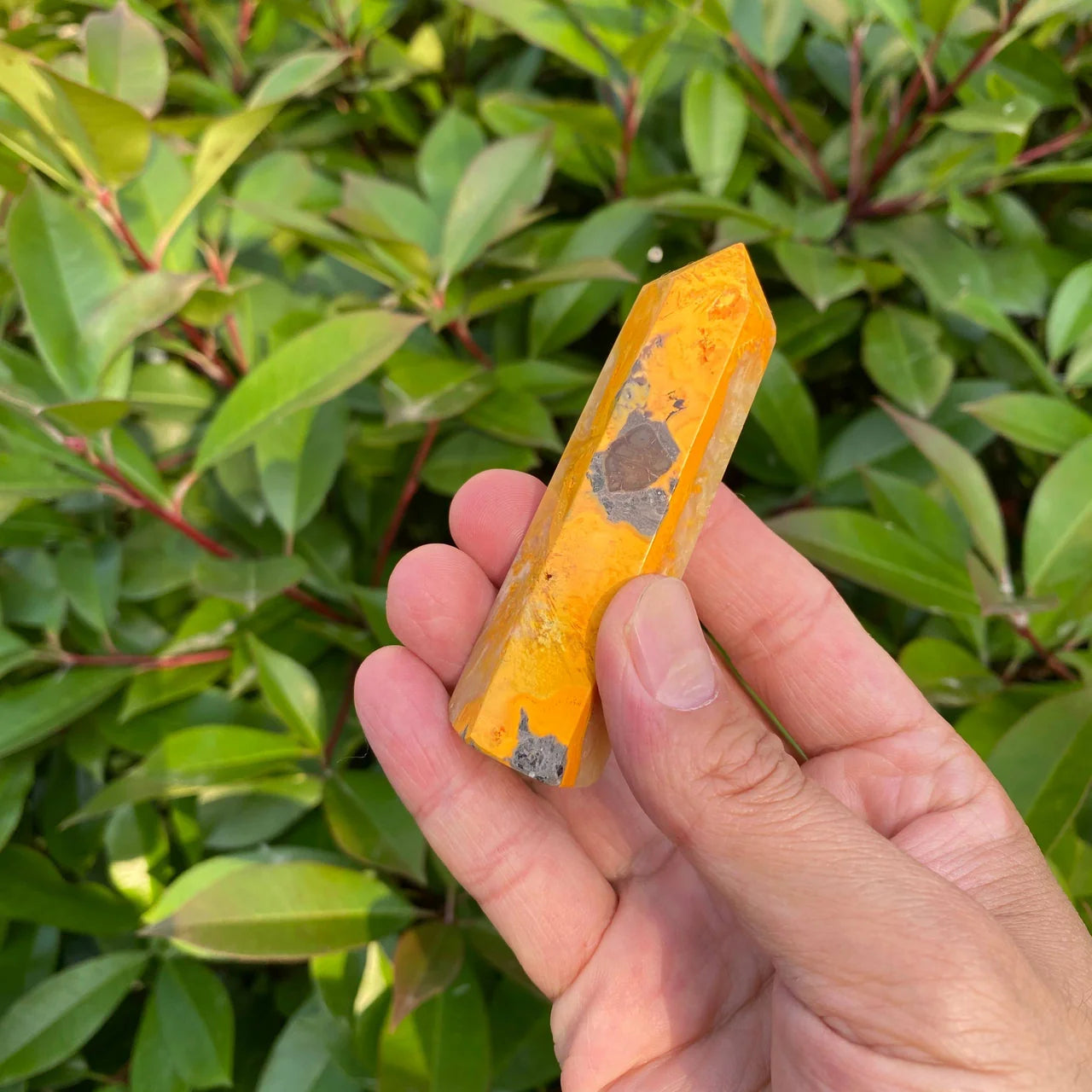 Natural Bumblebee Jasper Tower