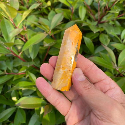 Natural Bumblebee Jasper Tower