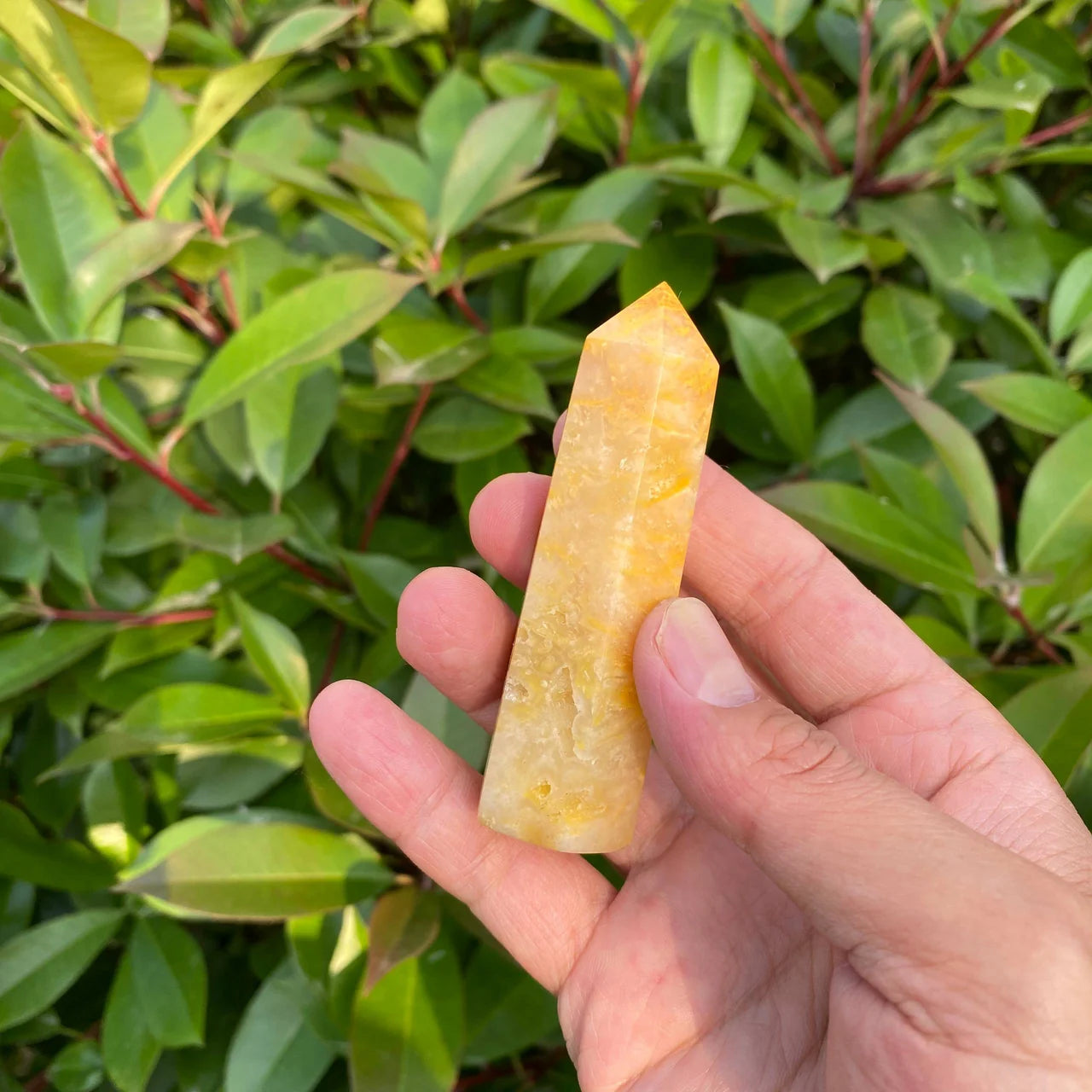Natural Bumblebee Jasper Tower