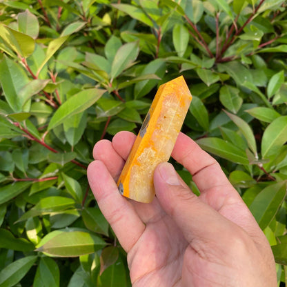 Natural Bumblebee Jasper Tower