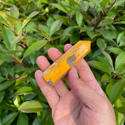 Natural Bumblebee Jasper Tower