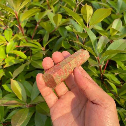 Natural Unakite Tower