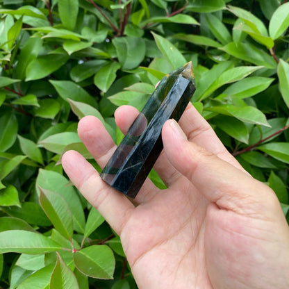Natural Blue Tiger's Eye Tower