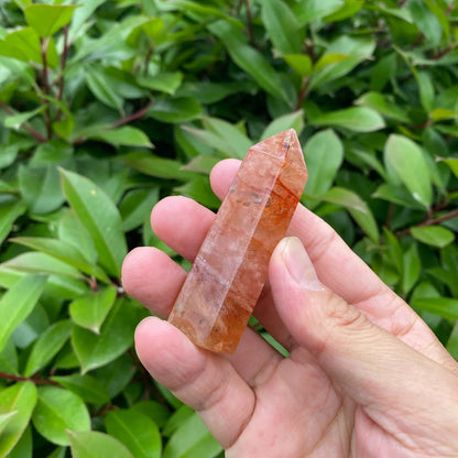 Natural Fire Quartz Tower