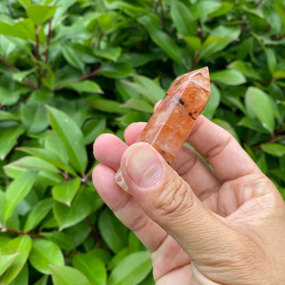 Natural Fire Quartz Tower