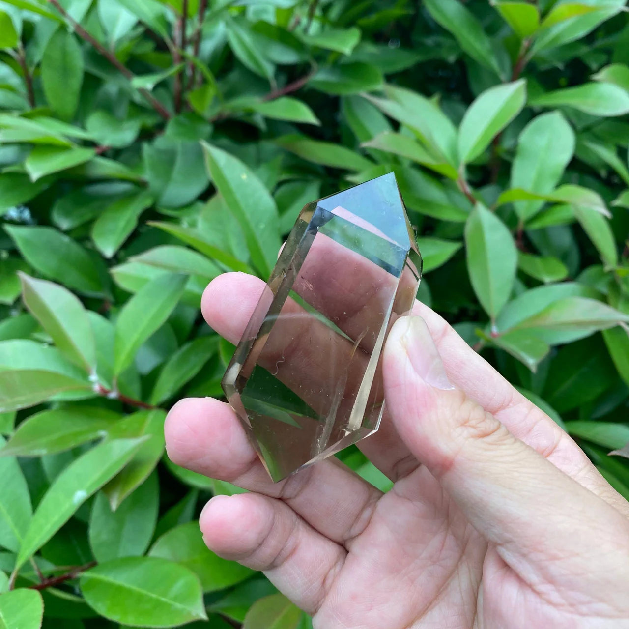 Natural Smoky Quartz Tower