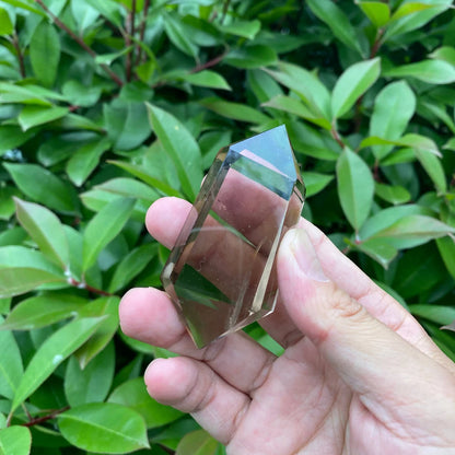 Natural Smoky Quartz Tower