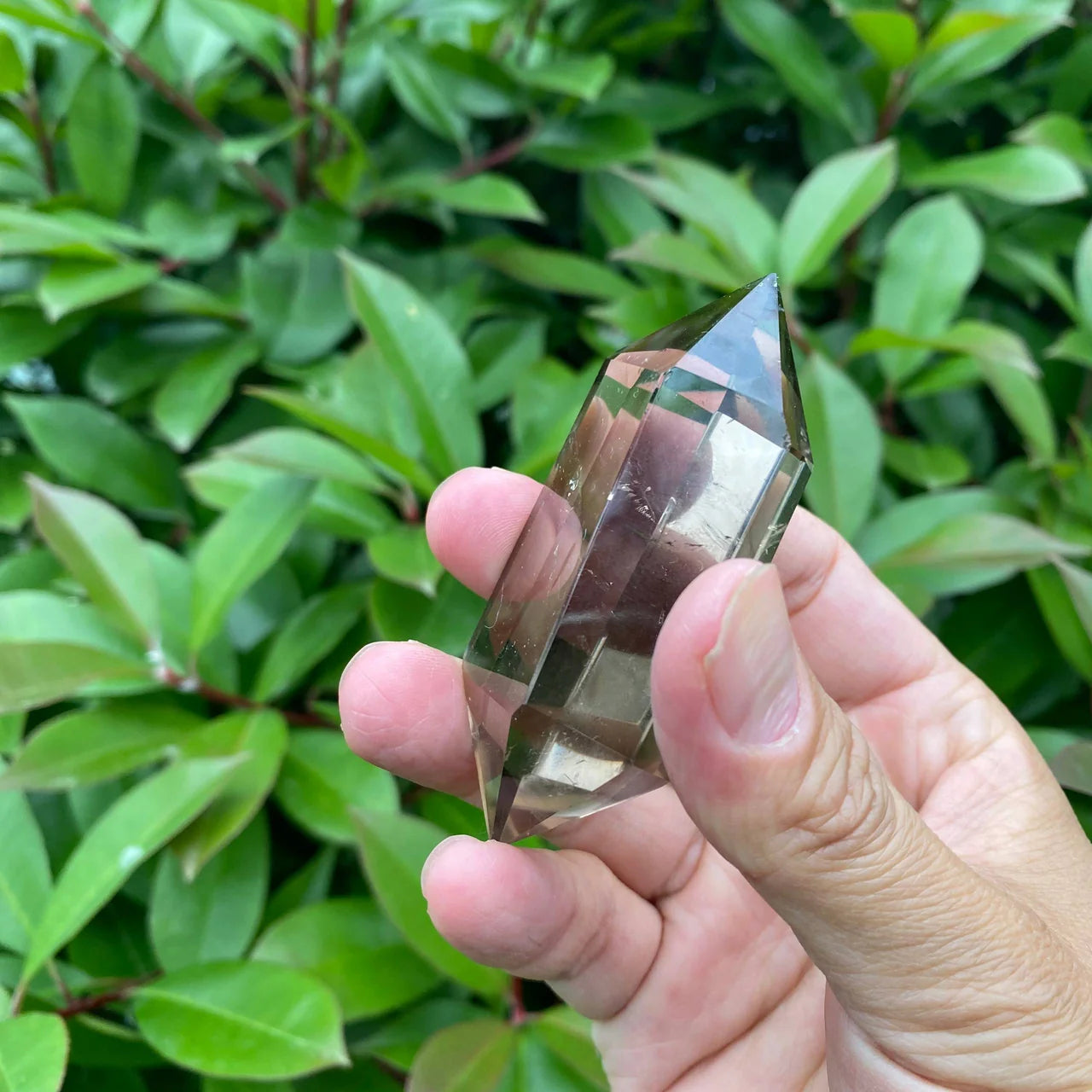 Natural Smoky Quartz Tower