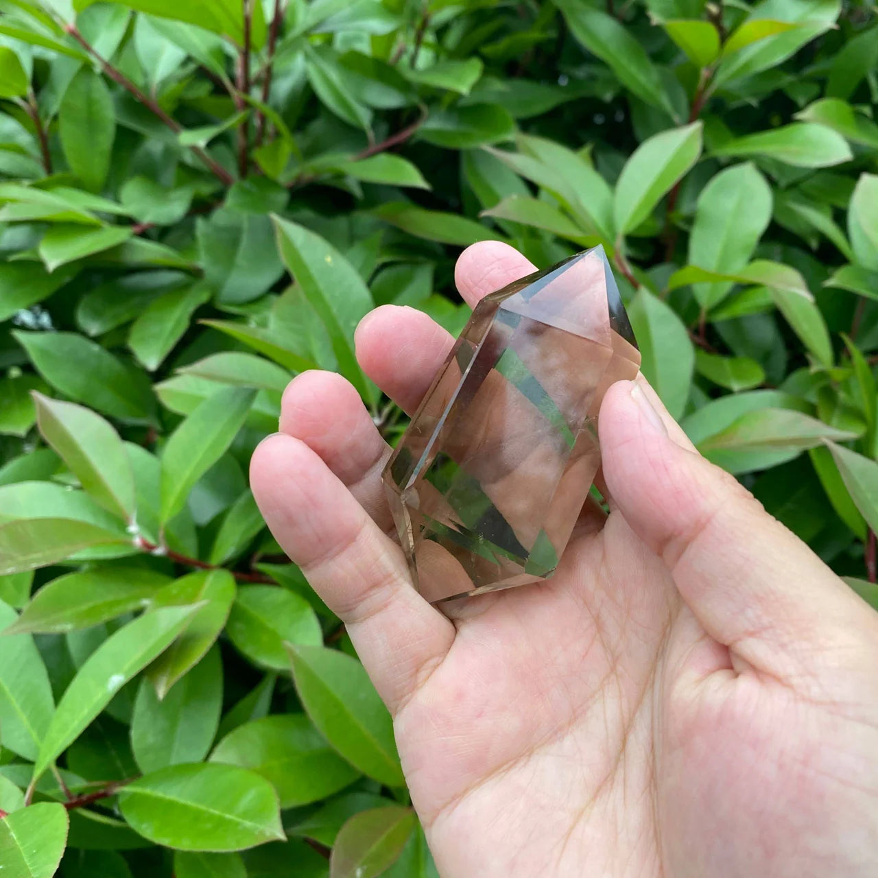 Natural Smoky Quartz Tower