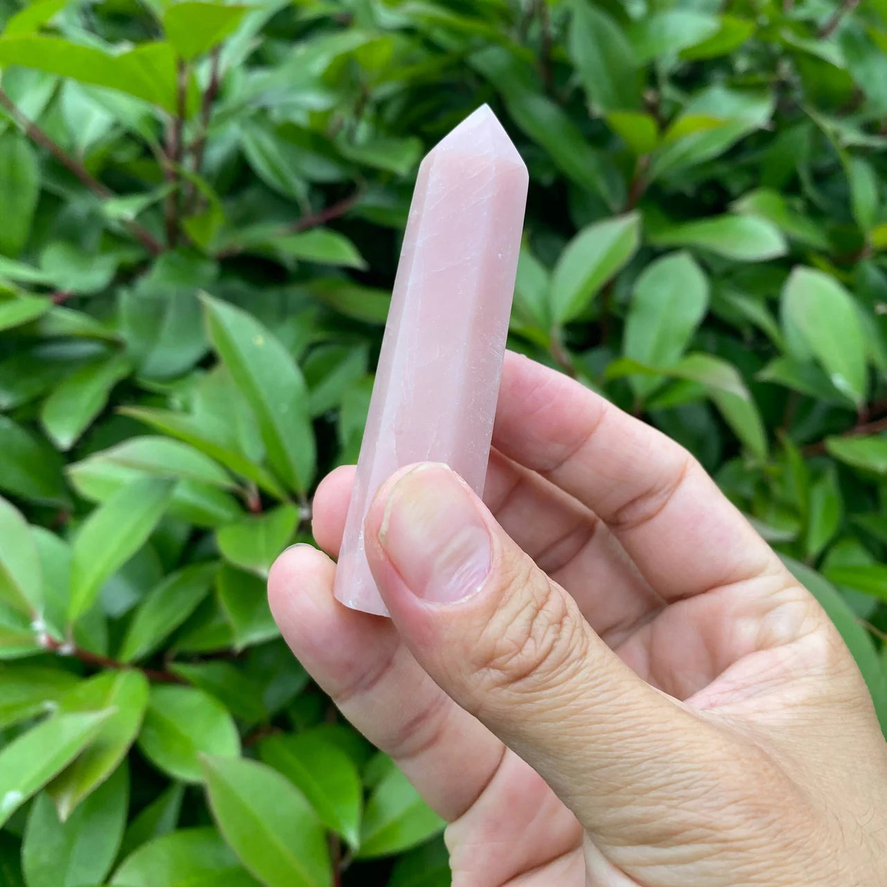 Natural Pink Opal Tower