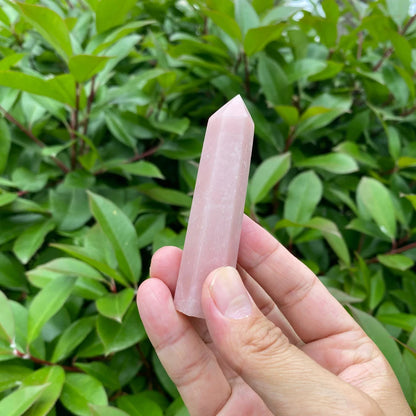 Natural Pink Opal Tower