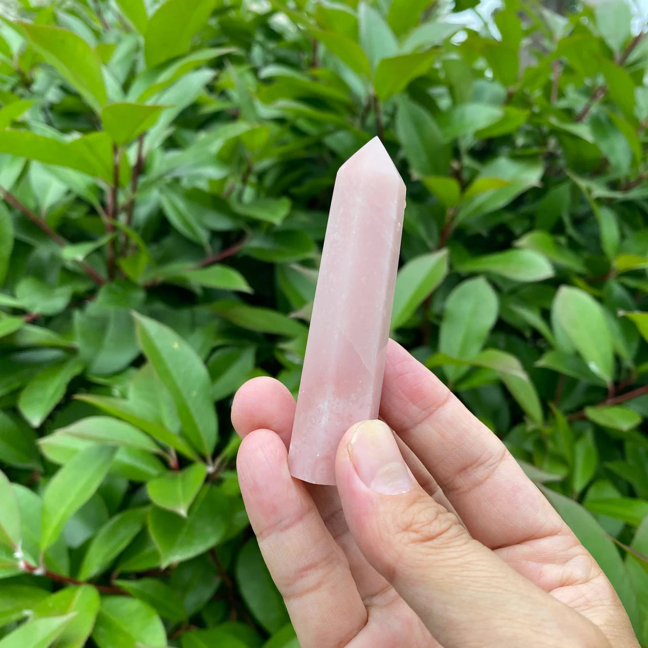 Natural Pink Opal Tower