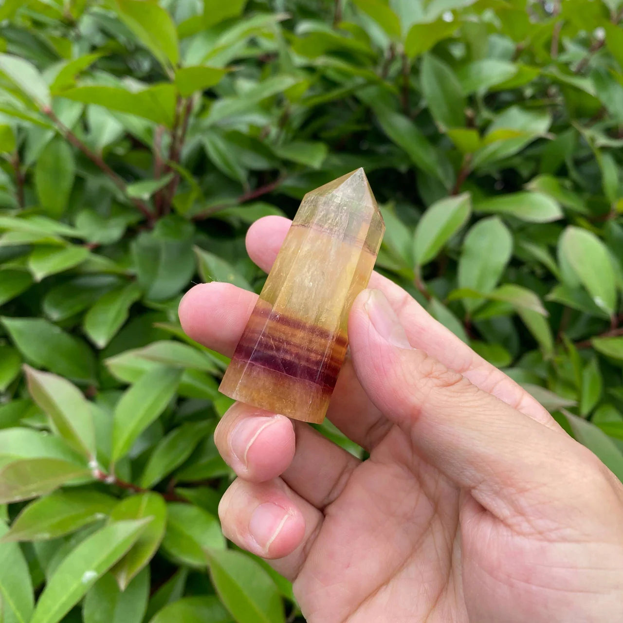 Natural Yellow Fluorite Tower