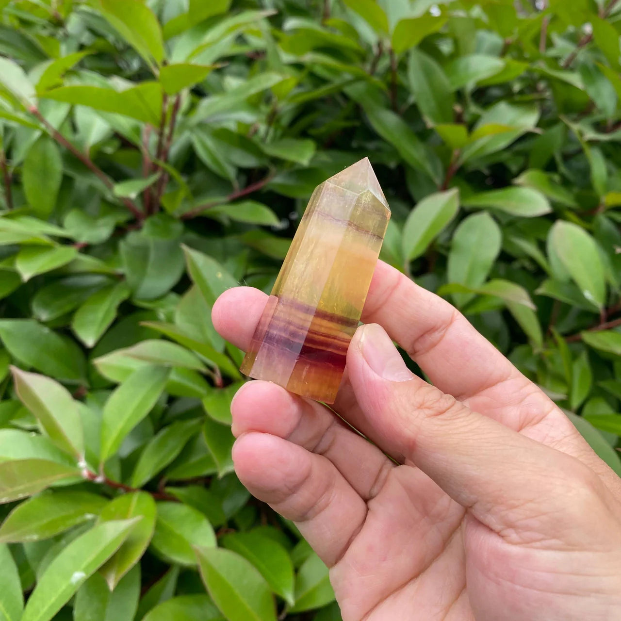 Natural Yellow Fluorite Tower