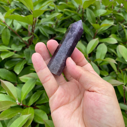 Natural Purple Fluorite Tower