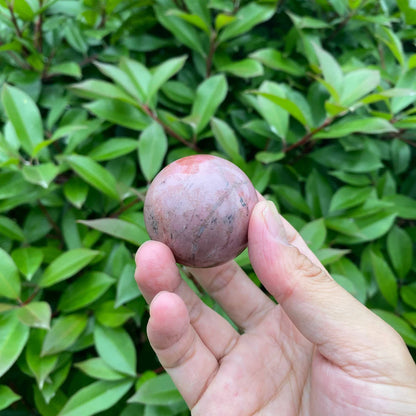 Natural Rhodonite Sphere