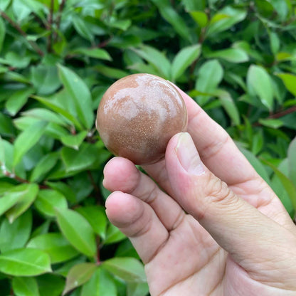 Natural Orange Moonstone Sphere