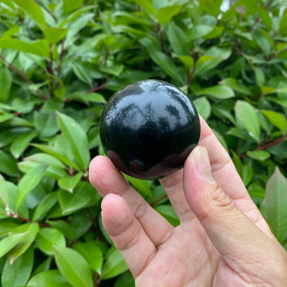 Natural Obsidian Sphere
