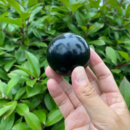 Natural Obsidian Sphere