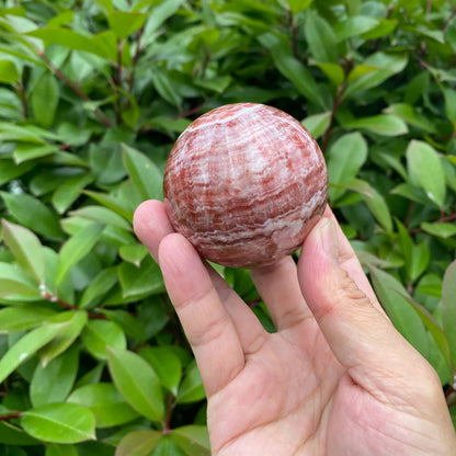 Natural Rhodochrosite Sphere