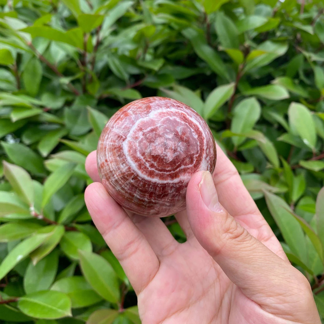 Natural Rhodochrosite Sphere
