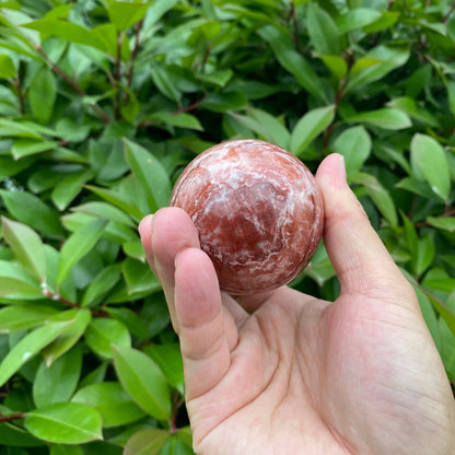 Natural Rhodochrosite Sphere