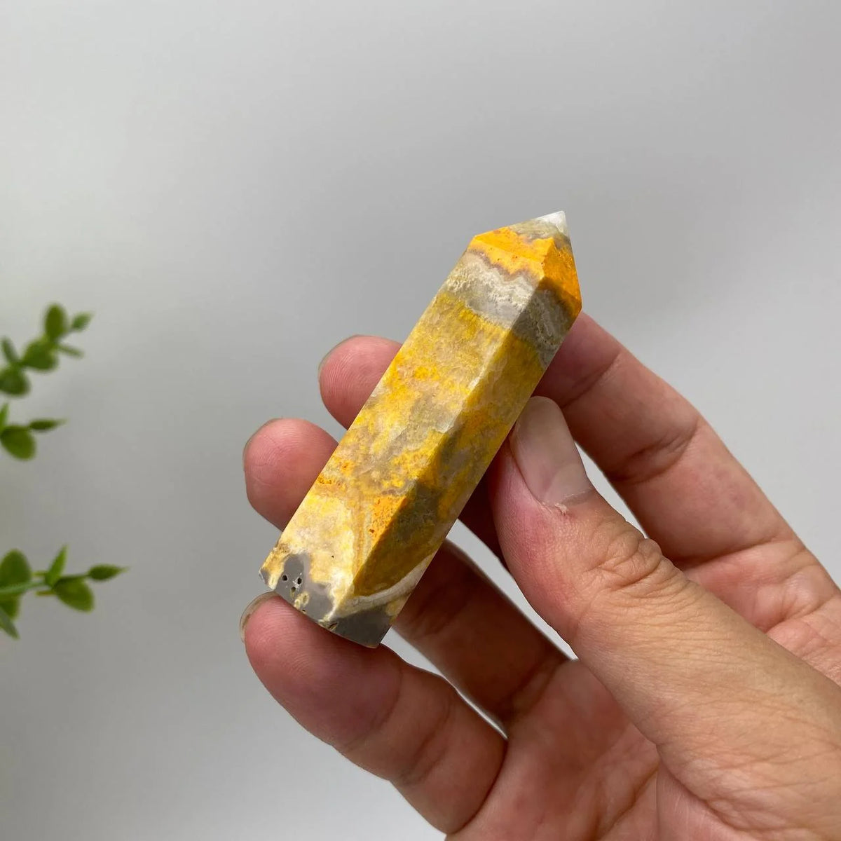 Natural Bumblebee Jasper Gradient Tower