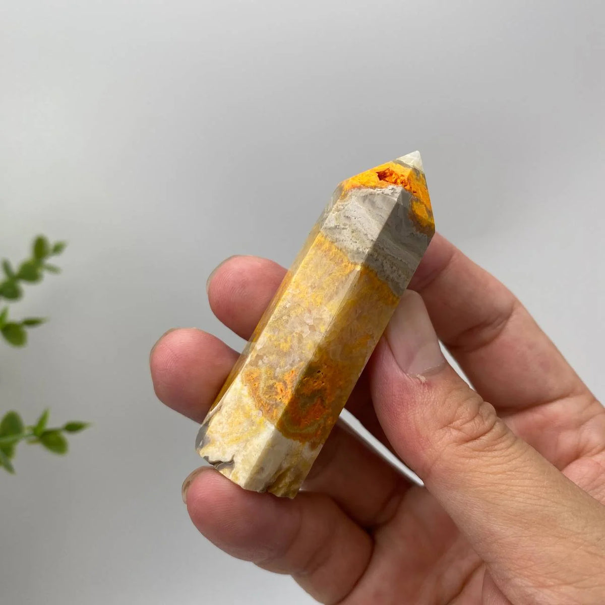 Natural Bumblebee Jasper Gradient Tower