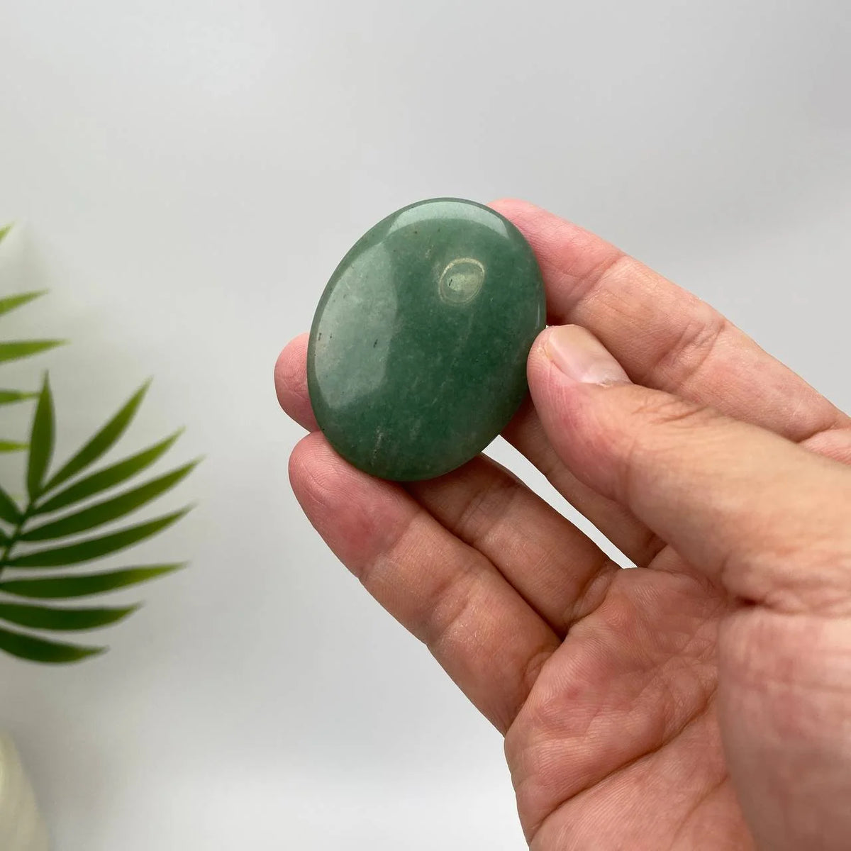 Natural Green Aventurine Worry Stone