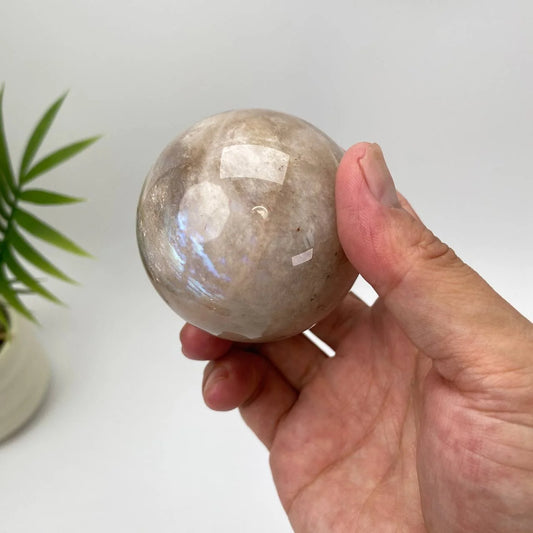 Natural Moonstone Adularescent Sphere