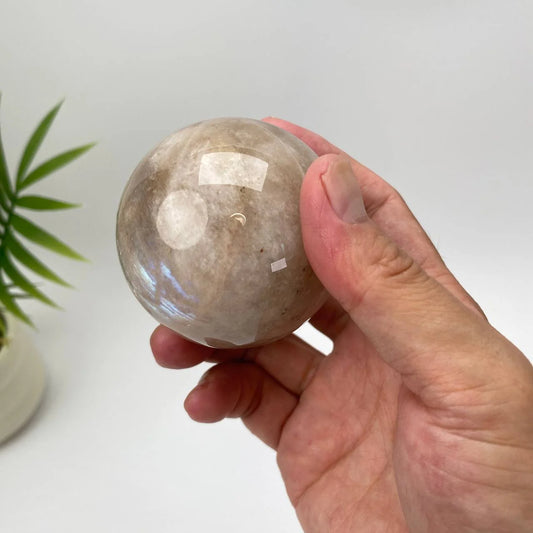 Natural Moonstone Adularescent Sphere