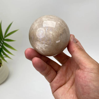 Natural Moonstone Adularescent Sphere