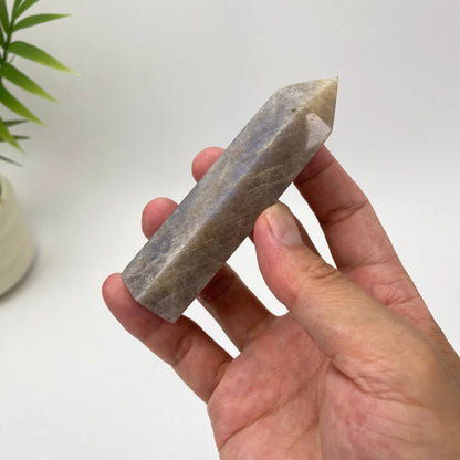 Natural Moonstone Blue Adularescence Tower
