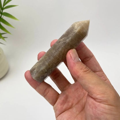 Natural Moonstone Blue Adularescence Tower