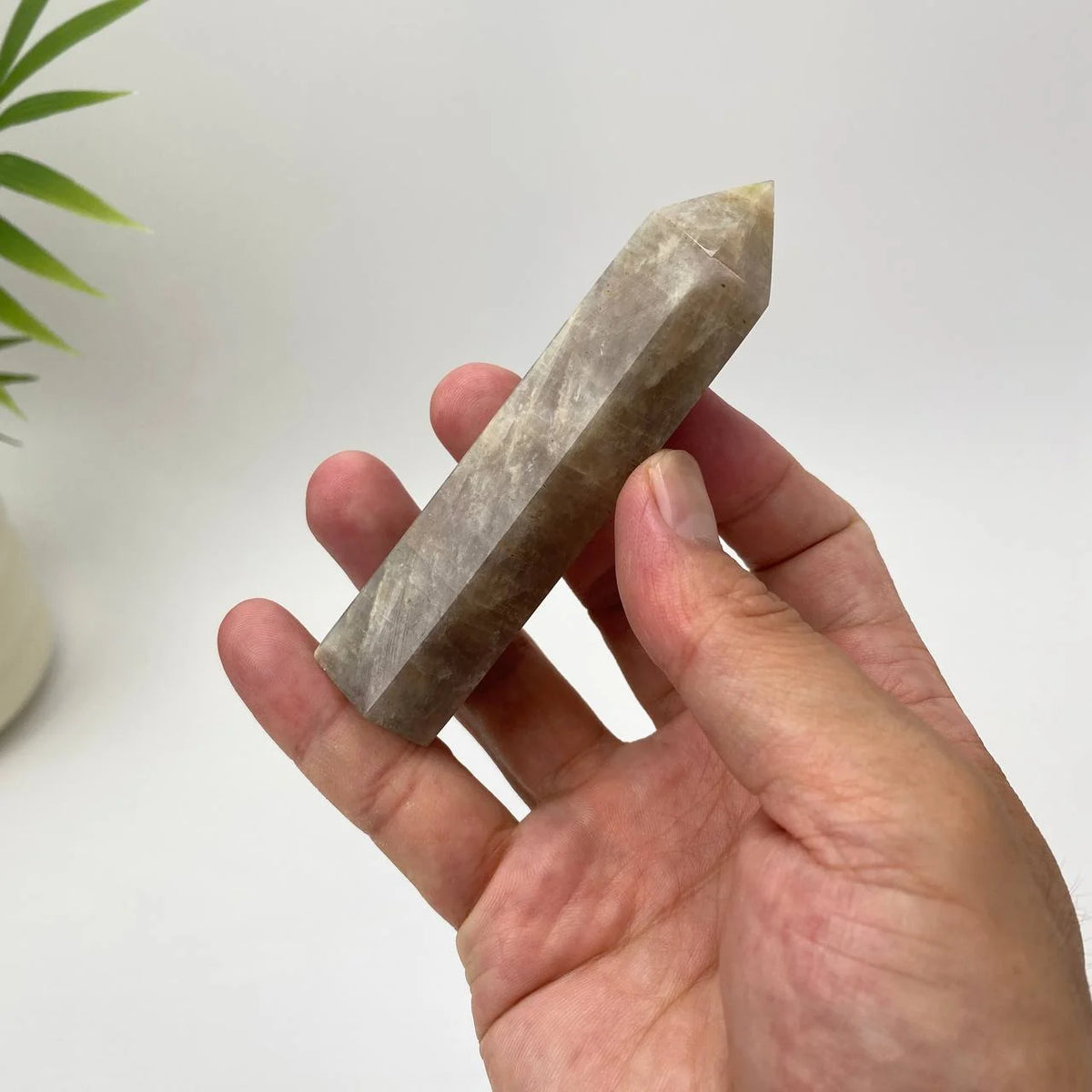 Natural Moonstone Blue Adularescence Tower