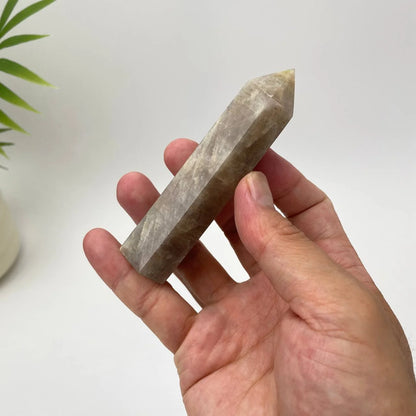 Natural Moonstone Blue Adularescence Tower