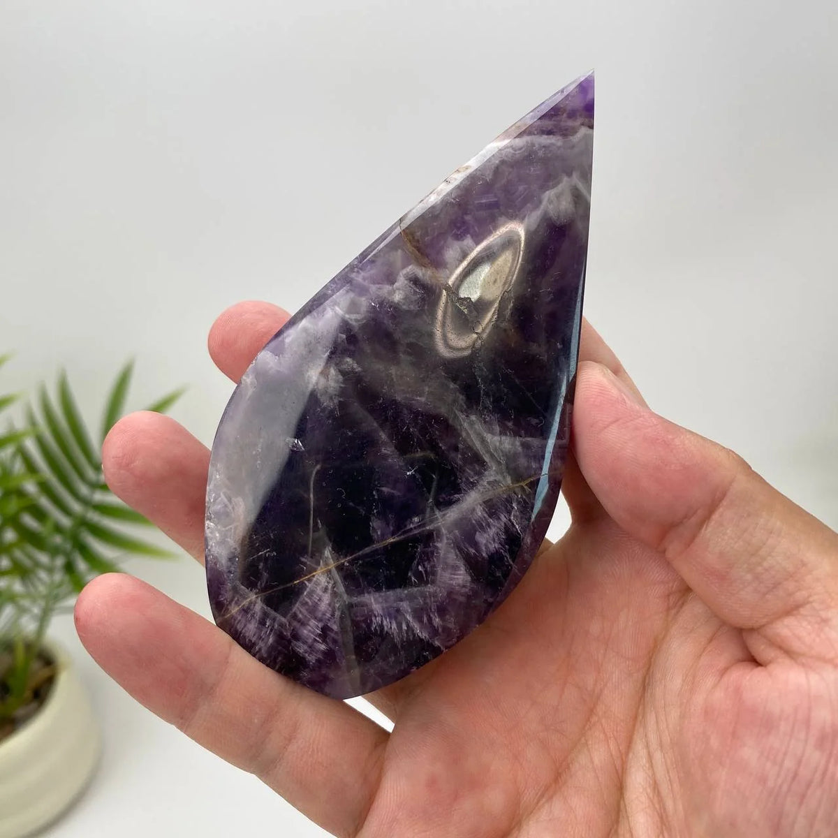 Natural Dream Amethyst Teardrop