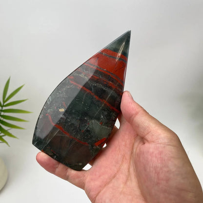 Natural African Bloodstone Teardrop