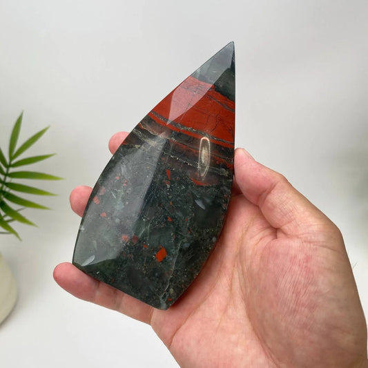 Natural African Bloodstone Teardrop