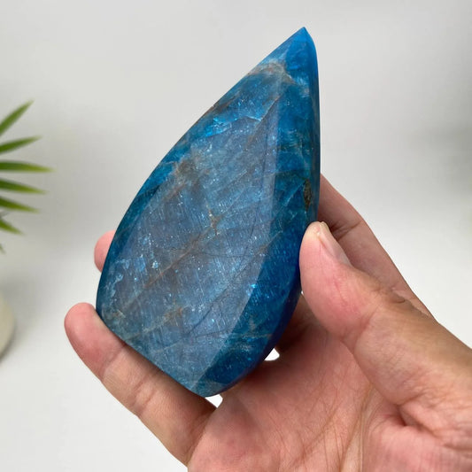 Natural Blue Apatite Teardrop