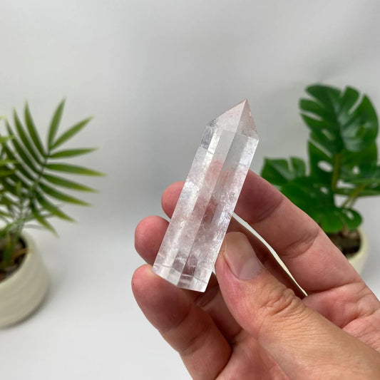 Natural Clear Quartz Tower